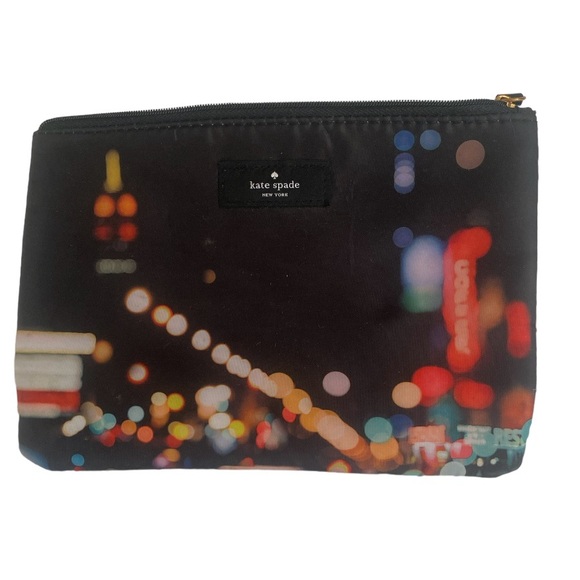 Kate Spade NY Night Lights for Qantas cosmetic bag. - Picture 1 of 6